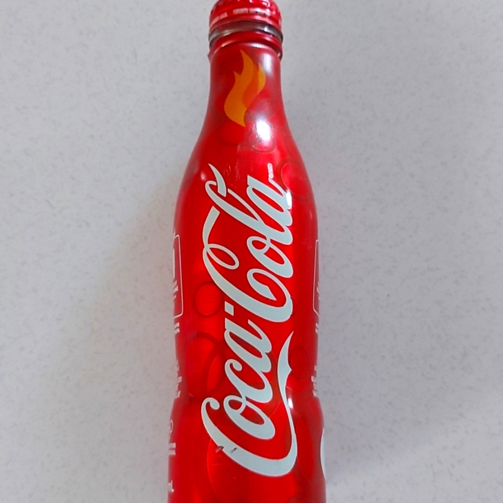 Aluminium 2010 Olympic Coke bottle